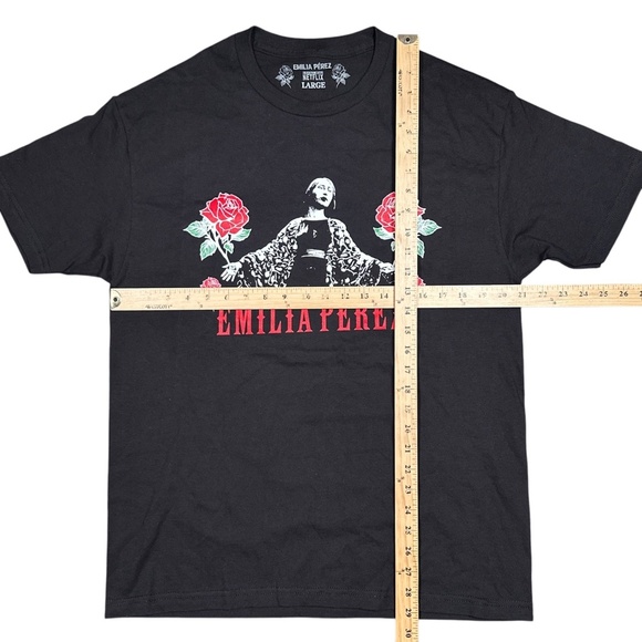 Emilia Perez Selena Gomez Netflix Movie Director Fits Black T Shirt Mens Large - Picture 6 of 6